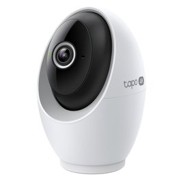 TP-Link Tapo C260 Cámara de Seguridad Interior 4K 360° con IA, Visión Nocturna 12m, Control por App, Compatible con Alexa y Google Assistant